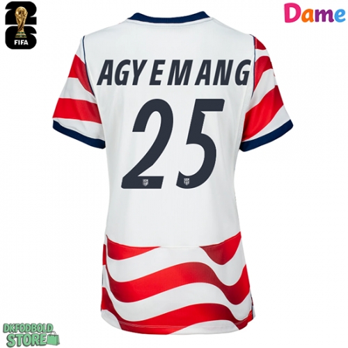 Forente stater Patrick Agyemang #25 Replika Hjemmebanetrøje Dame VM 2026 Kortærmet